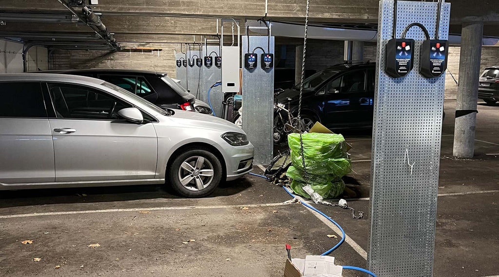 Arendalsgata 14 - Ladeanlegg- Systemlading - Borettslag - Sameie - Elbilgrossisten