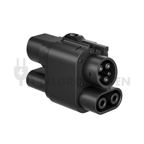 CCS2 til CCS1 hurtiglader adapter - 250kW - CCS 1 plugg - Elbilgrossisten