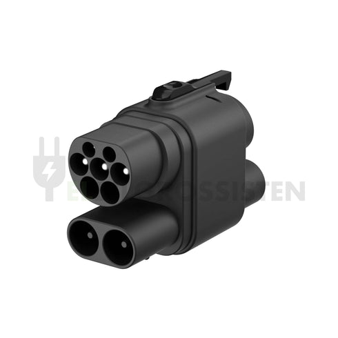 CCS2 til CCS1 hurtiglader adapter - 250kW - CCS 2 kontakt - Elbilgrossisten