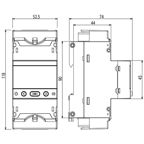 CI56414MC - Nettanalysator CVM-E3-mini-ITF-RS485-IC - Elbilgrossisten