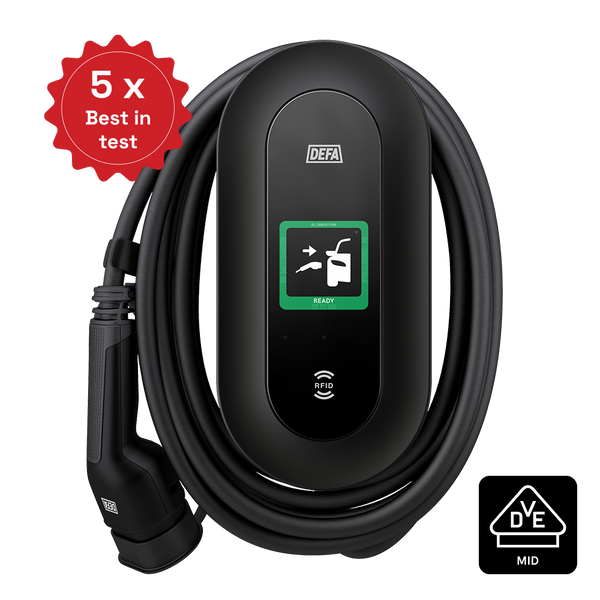 DEFA Power - Home - 22 kW - Type 2 - 6 meter kabel