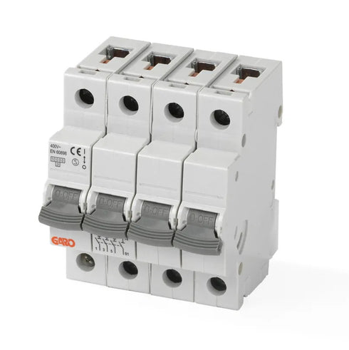 GARO — Automatsikring — 16A/20A/25A/32A/40A — C-KAR — 4-pol
