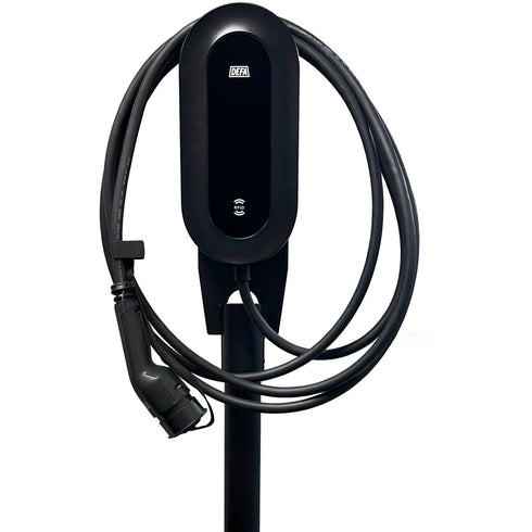 Pole mount / monteringsadapter til ladestasjoner for stolperør / rørstolper Ø 60mm