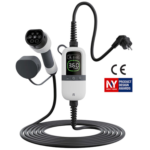 Rheidon Tech ladekabel - Type 2 - Schuko - Elbilgrossisten