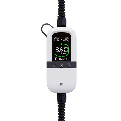 Rheidon Tech - Schuko til type 2 - Ladekabel - Stort display - Elbilgrossisten