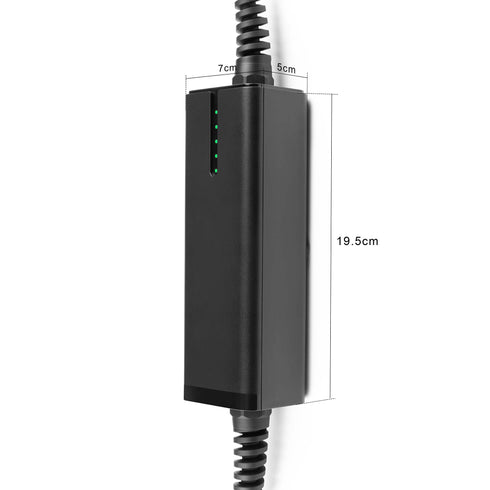 SPARK BLACK - Ladekabel til stikkontakt - Type 2 - Charging cable - Schuko - Elbilgrossisten