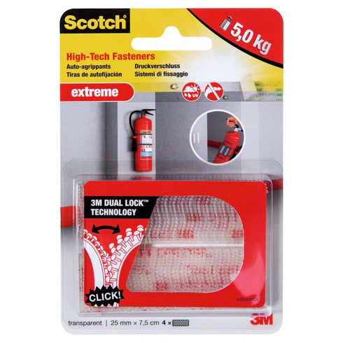 Scotch Extreme borrelåsteip / bånd - 25 x 75 mm - 4-pakning