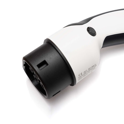 Tesla EVCharge - Utløserknapp for å frigjøre pluggen fra bilen eller åpne ladeluken / porten - Elbilgrossisten