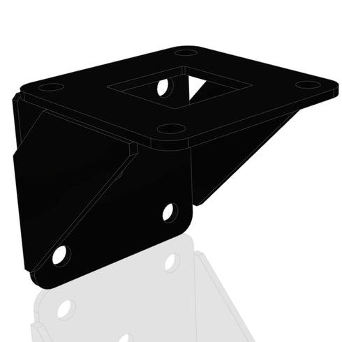 Veggbrakett / Veggfundament - Brakett for å feste ladestolpe på vegg - CC 160 mm