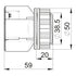 SKAPMUFFE KOMBI 40MM 4X16/20MM