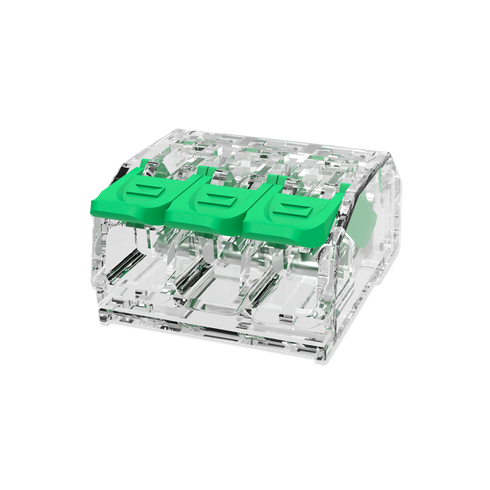 ETFIX KOBLINGSKLEMME 3-HULLS 3X0,2-4MM ÅPNINGSBAR - 100 stk