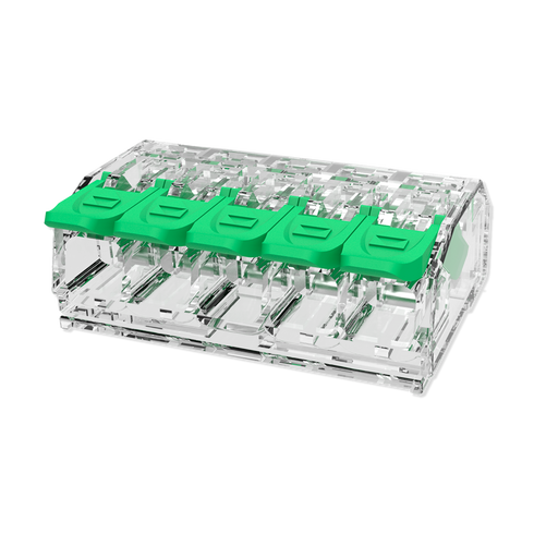 ETFIX KOBLINGSKLEMME 5-HULLS 5X0,2-4MM ÅPNINGSBAR