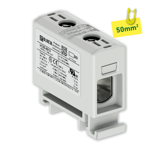 ETLINE KOBLINGSKLEMME GRÅ AL/CU 50MM2 ENKEL V2
