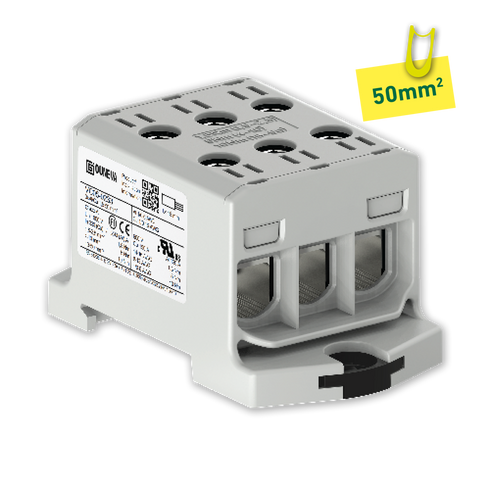 ETLINE KOBLINGSKLEMME GRÅ AL/CU 50MM2 TRIPPEL V2