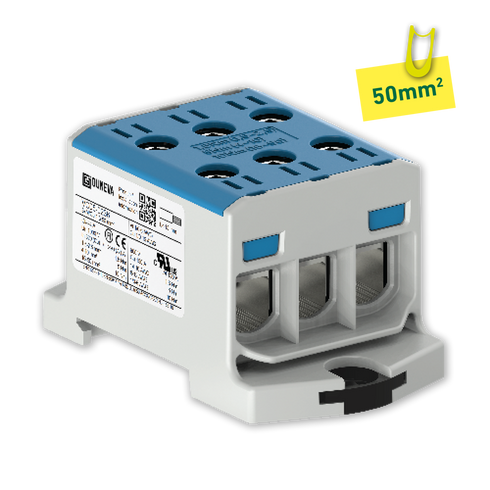 ETLINE KOBLINGSKLEMME BLÅ AL/CU 50MM2 TRIPPEL V2