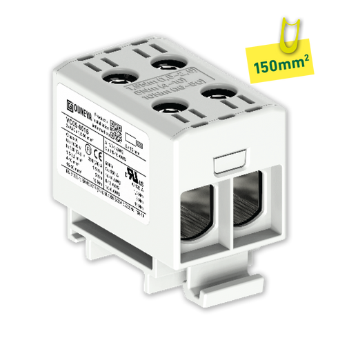 ETLINE KOBLINGSKLEMME GRÅ AL/CU 150MM2 DOBBEL V2
