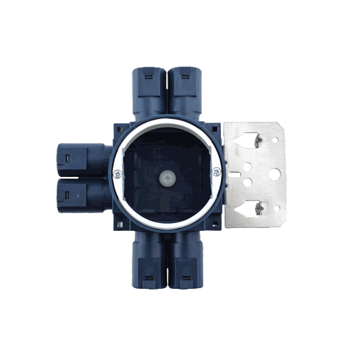 VEGGBOKS UNIVERSAL JUSTERBAR 12MM M/STENDERFESTE 6-LØP