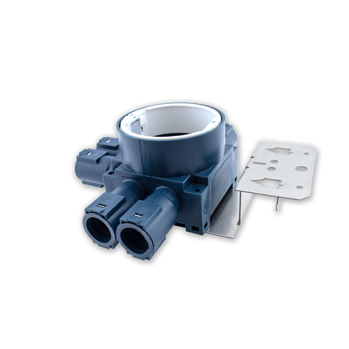 VEGGBOKS UNIVERSAL JUSTERBAR 24MM M/STENDERFESTE 6-LØP