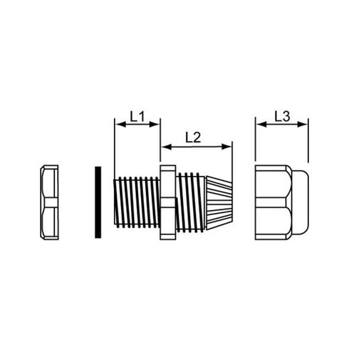 PAKKNIPPEL IP68 POL M12 KOMPL
