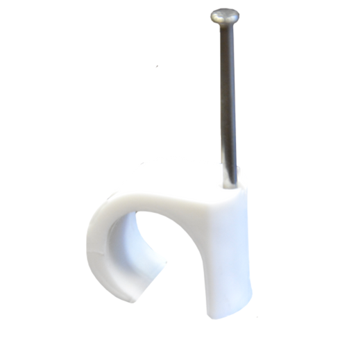 ETFIX PLASTKLAMMER 22-26MM RUND/HVIT 50PK
