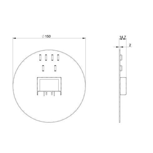 ETFIX FESTEPLATE FOR HIMLINGSPLATER