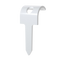Kabelklammer tre rund TP-R-16 Hvit - 200 stk