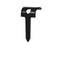 Magasinklammer tre oval MT-O-16 Sort - 150 stk