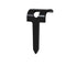 Magasinklammer tre oval MT-O-16 Sort - 150 stk