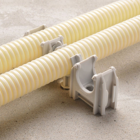 Rørklammer EC 20 Grå - 100 stk