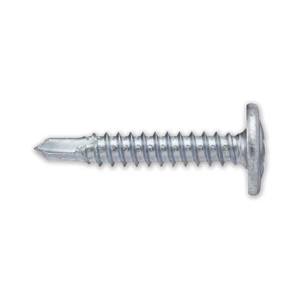 MONTASJESKRUE STÅL 4,2X31 FZB FOR 2MM STÅLTYKKELSE - 100 stk