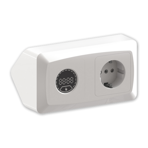 TIMER INNF 2POL DIGITAL 16A SCALA ICE 5M-8T
