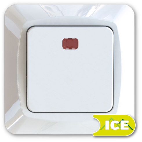 BRYTER INNF 2POL M/LYS SCALA ICE 16/2 HURTIGKOBLING