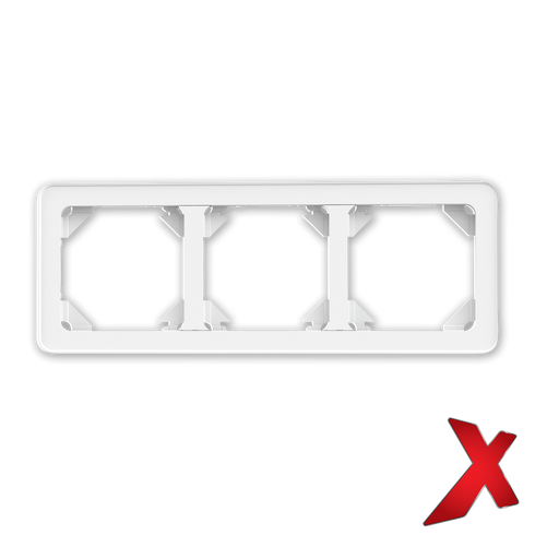 X.KOMBIRAMME 3 HULL S+S+S HVIT