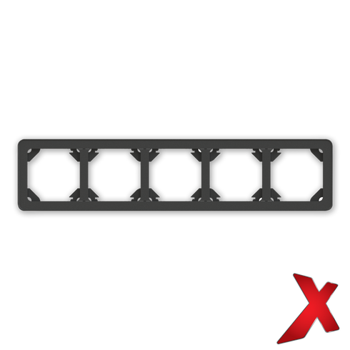 X.KOMBIRAMME 5 HULL S+S+S+S+S SORT
