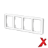 X.KOMBIRAMME 2S+2S+2S+2S HVIT