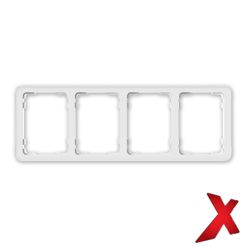 X.KOMBIRAMME 2S+2S+2S+2S HVIT