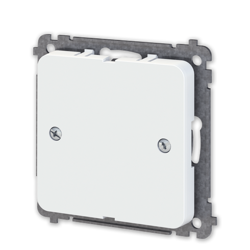 X.BLINDPLATE M/FESTERAMME HVIT