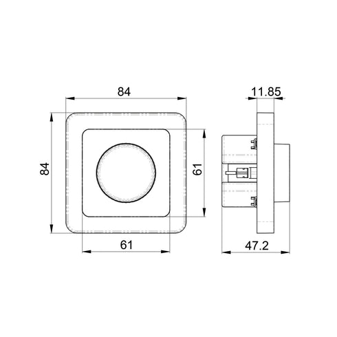 X.DIMMER INNF 2POL UNIVERSAL SORT 4-400W