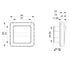 X.BRYTER INNF 2POL IP44 SORT 16/2 HURTIGKOBLING