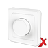 X.RAMMEKIT DIMMER 1POL UNIV HVIT M/DIMMEHJUL OG RAMMER