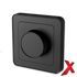 X.RAMMEKIT DIMMER 1POL UNIV SORT M/DIMMEHJUL OG RAMMER