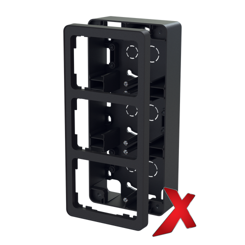 X.PÅVEGGSKAPPE 2S+2S+2S SORT KOMPLETT M/RAMME