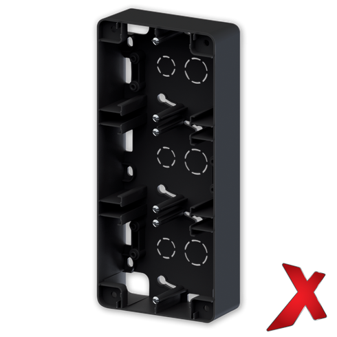 X.PÅVEGGSKAPPE 2S+2S+2S SORT KOMPLETT M/RAMME