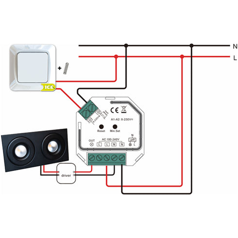 ETHOME ZIGBEE PILLEDIMMER 400W
