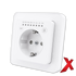 X.STIKK INNF M/J ENKEL M/TIMER HVIT 16A 5 MIN - 8 TIMER