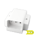 KOMFYRKONTAKT PÅVEGG 2X25A+J SCALA ICE SKRUKOBLING