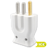 KOMFYRPLUGG 2X25A+J SH SCALA ICE
