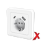 X.STIKK INNF ENKEL M/USB A+C HVIT 18W USB HURTIGKOBLING