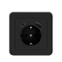 X.STIKK INNF ENKEL M/USB A+C SORT 18W USB HURTIGKOBLING