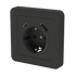 X.STIKK INNF ENKEL M/USB A+C SORT 18W USB HURTIGKOBLING